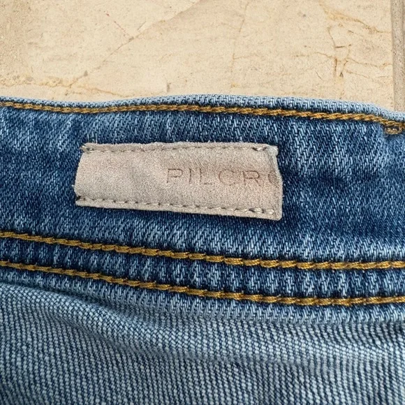 Pilcro Anthropologie Signature High Rise Short Denim Cutoff Shorts Size 28 - Picture 3 of 6